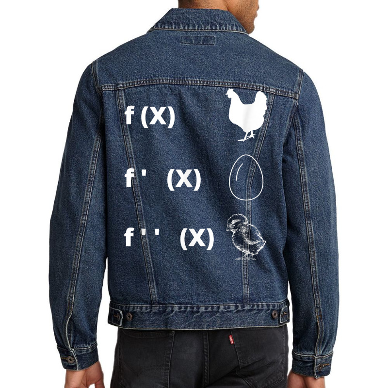 Funny Derivative Analysis Mathematics Math Teacher T Shirt Men Denim Jacket by pickengtwrentv | Artistshot