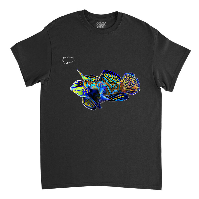 Mandarin Goby Dragonet Saltwater Reef Aquarium Fish Tank Premium Classic T-shirt by LeonelSalas | Artistshot