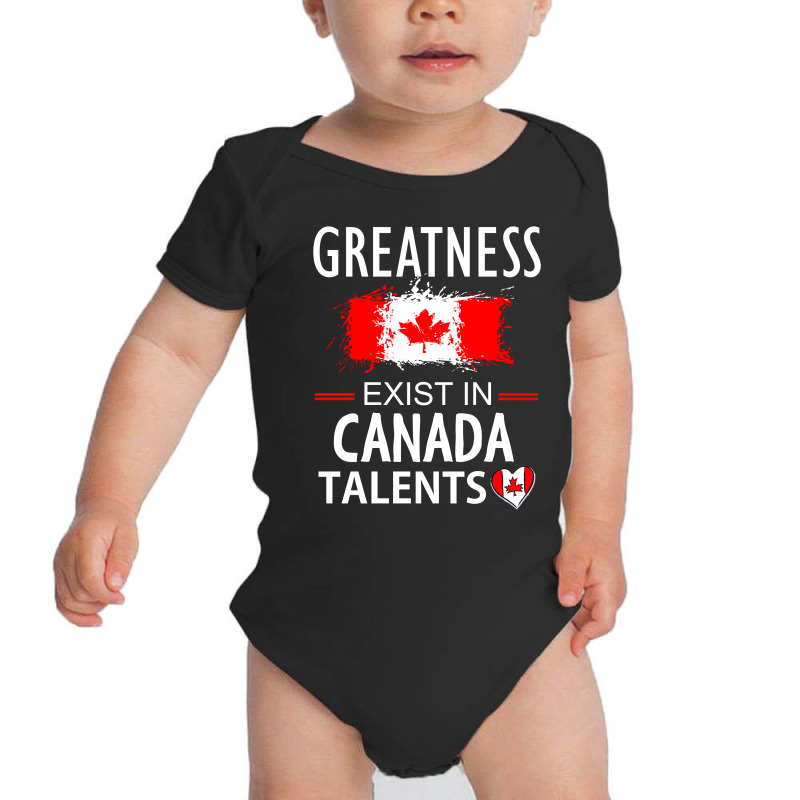 Greatness Exist In Canada Talents Baby Bodysuit by cogentprint | Artistshot