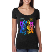 Dna Rna Molecular Biology Pun Science Genetics Genealogy T Shirt Women's Triblend Scoop T-shirt | Artistshot