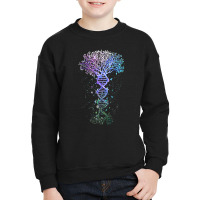 Dna Tree Life Earth Genetics Biologist Science Gift Tank Top Youth Sweatshirt | Artistshot