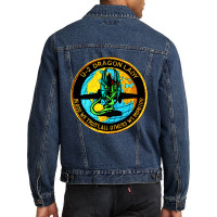 U-2 Dragon Lady Patch Men Denim Jacket | Artistshot