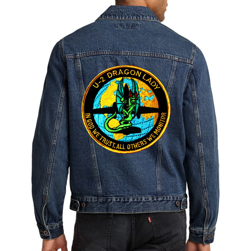 U-2 Dragon Lady Patch Men Denim Jacket by Naraya Pictures | Artistshot