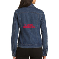 Major League Quote Ladies Denim Jacket | Artistshot