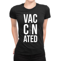 Vaccinated Ladies Fitted T-shirt | Artistshot