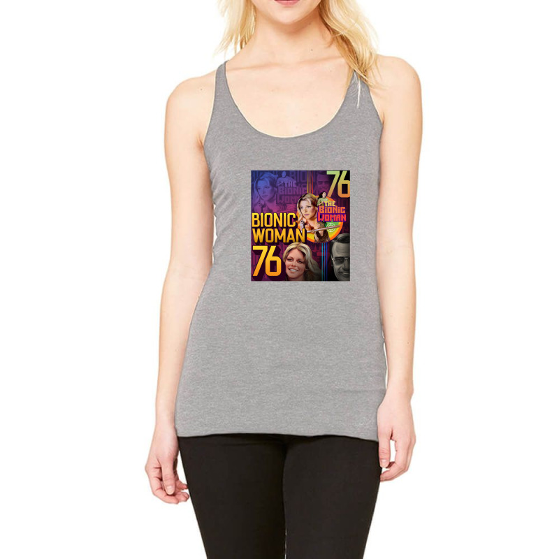 Bionic Woman V3, Bionic Woman Racerback Tank by hydrant-podcast | Artistshot