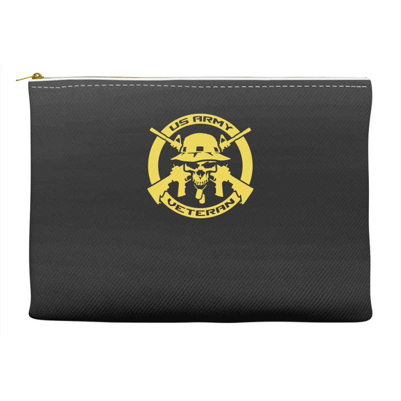 Army Veteran Skull Military Accessory Pouches | Artistshot