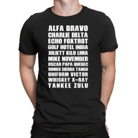 The Military Alphabet - Phonetic T-shirt | Artistshot