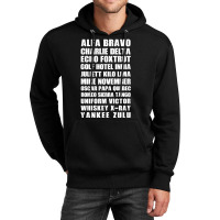 The Military Alphabet - Phonetic Unisex Hoodie | Artistshot