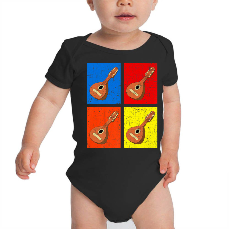 Retro Music String Instrument Mandolin Premium T Shirt Baby Bodysuit | Artistshot