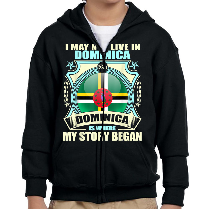 I'm From Dominica Awesome T Shirt For Dominican Youth Zipper Hoodie by tuckeynkriccijea | Artistshot