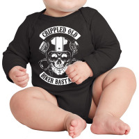 Crippled Old Biker Bastards Long Sleeve Baby Bodysuit | Artistshot