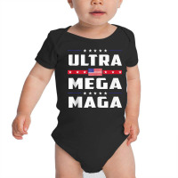 Ultra Mega Maga Trump Liberal Supporter Republican Family Tank Top Baby Bodysuit | Artistshot