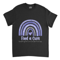 Rainbow Cure Hope Fight Strength Esophageal Cancer Awareness Classic T-shirt | Artistshot