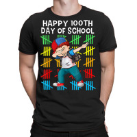 Dabbing Happy 100th Day Of School T-shirt | Artistshot