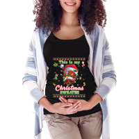 Football This Is My Christmas Sweater Football Xmas Ugly Costume 409 Maternity Scoop Neck T-shirt | Artistshot