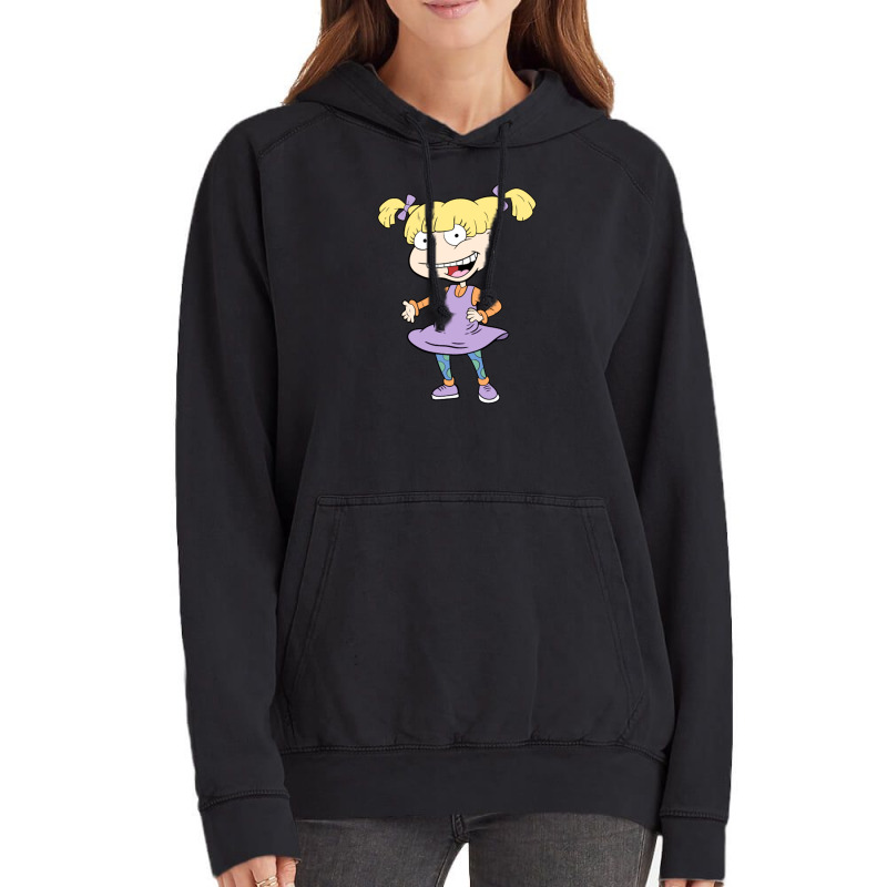 Angelica   Rugrats Vintage Hoodie by meritanila | Artistshot