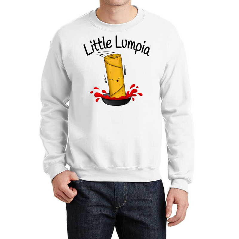 Cute Little Lumpia Filipino Spring Roll Kids Kawaii Food T Shirt Crewneck Sweatshirt | Artistshot