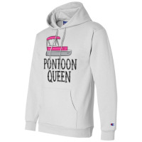 Funny Pontoon Queen Girl Boat Pontoon Sweatshirt Champion Hoodie | Artistshot