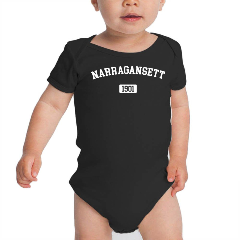 Narragansett Rhode Island 1901 Souvenir T Shirt Baby Bodysuit by BrandalynSaetern | Artistshot