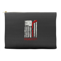 Usa Flag Hockey, American Team Hockey Usa Flag, Usa Hockey Fan, Usa Fl Accessory Pouches | Artistshot