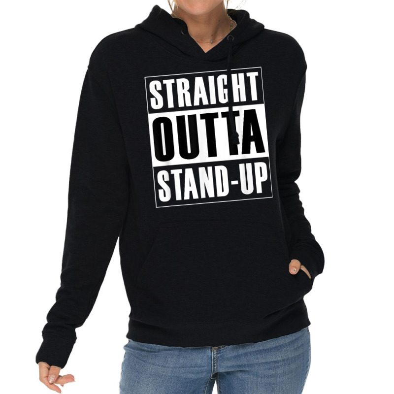 Straight Outta Stand Up   Agile Scrum Funny T Shirt Lightweight Hoodie by shielsqdkatulag | Artistshot