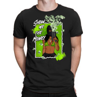 Show Me The Money 6 Retro Electric Green Shoes Matching Tees T Shirt T-shirt | Artistshot