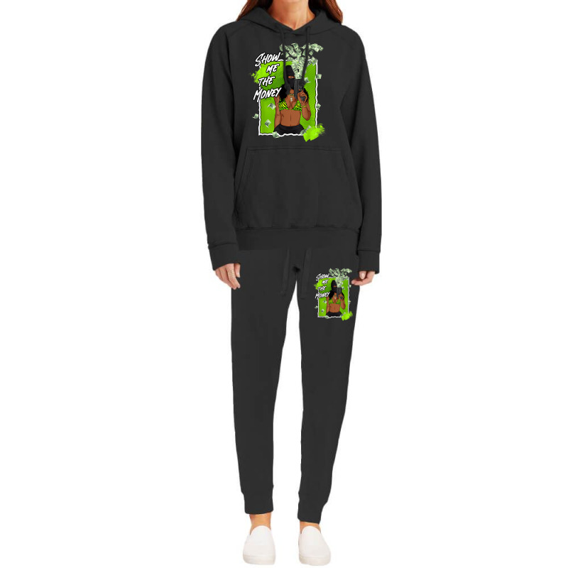 Show Me The Money 6 Retro Electric Green Shoes Matching Tees T Shirt Hoodie & Jogger Set | Artistshot