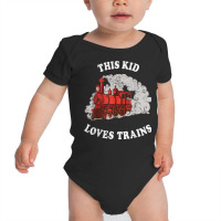 This Kid Loves Trains Locomotive Wagon Boys Girls Toddler T Shirt Baby Bodysuit | Artistshot