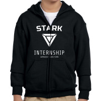 Stark Internship Youth Zipper Hoodie | Artistshot