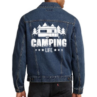 Campers Camping Season Camping Lovers Camping T Shirt Men Denim Jacket | Artistshot