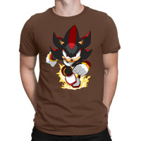 Black Super Hedgehog Running Forward T-shirt | Artistshot