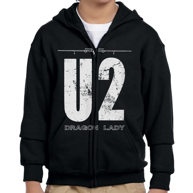 U 2 Dragon Lady Spy Plane T Shirt Youth Zipper Hoodie by puetzee | Artistshot