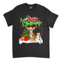 Chihuahua Xmas Lighting Matching Santa Chihuahua Dog Wearing Christmas Classic T-shirt | Artistshot