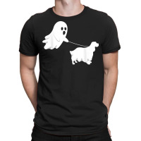 Ghost English Springer Spaniel Funny Boo Halloween Costume T Shirt T-shirt | Artistshot