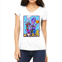 Dragonb Ball Beerus & Whis Women's V-neck T-shirt | Artistshot