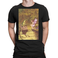 Flower Fairy Talking To A Toad Sticker T-shirt | Artistshot