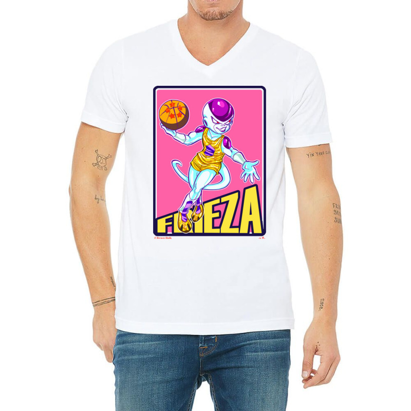 Dragonb Ball Frieza V-Neck Tee by Ha Thu | Artistshot