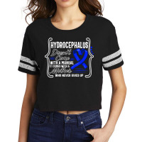 Hydrocephalus Awareness Doesn't Come With A Manual Hydroceph T Shirt Scorecard Crop Tee | Artistshot