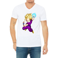 Gohan Energy Blast V-neck Tee | Artistshot