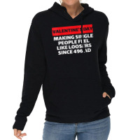 Womens Valentine's Day Making Single People Feel Like Losers 496 Ad V Lightweight Hoodie | Artistshot