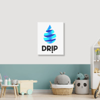 Drip Faucet Portrait Canvas Print | Artistshot