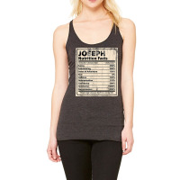 Joseph Nutrition Facts Funny Name Humor Nickname T Shirt Racerback Tank | Artistshot