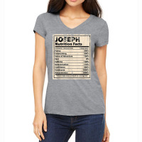 Joseph Nutrition Facts Funny Name Humor Nickname T Shirt Women's V-neck T-shirt | Artistshot