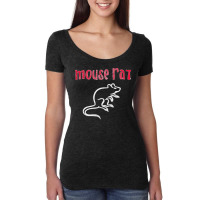 Parks & Recreation Mouse Rat Distressed Women's Triblend Scoop T-shirt | Artistshot