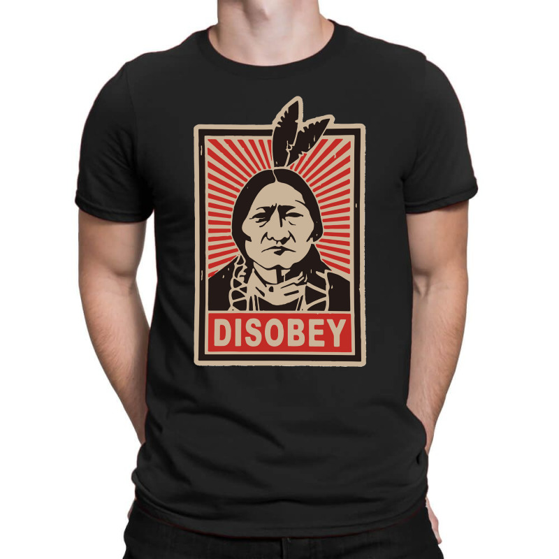 Disobeyy Native American Face Portraitt Anti Colonisation Mexico Usa P T-shirt | Artistshot