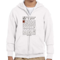 Holy Hand Grenade Script Holy Grail Youth Zipper Hoodie | Artistshot