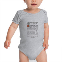 Holy Hand Grenade Script Holy Grail Baby Bodysuit | Artistshot