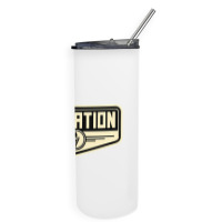 Vnv Nation Skinny Tumbler | Artistshot