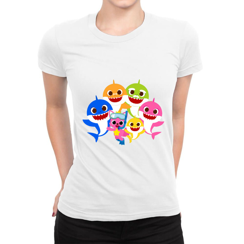 Pinkfong Baby Shark Ladies Fitted T-Shirt by jambukelapa | Artistshot